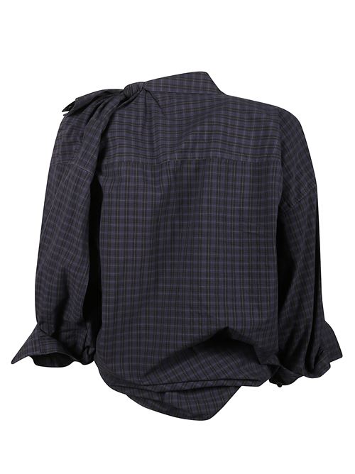 Asymmetrical striped button-up shirt ALEXANDER WANG | 1WC3251090937